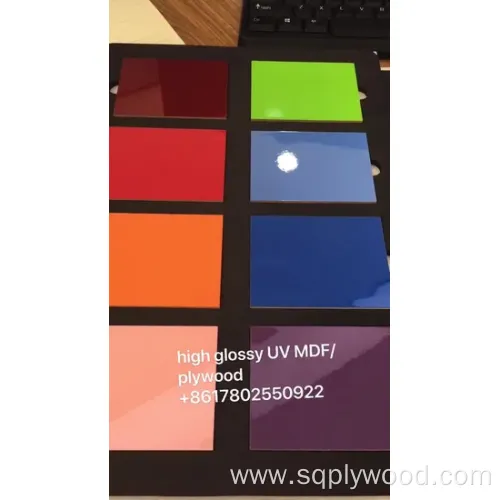 High Gloss UV MDF Board 18mm for Cabinet Use